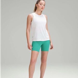 Lululemon Green High-Rise Shorts 6” Align